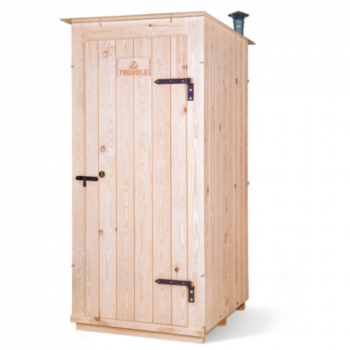 Toilette sèche mobile bois massif TROBOLO KersaBœm