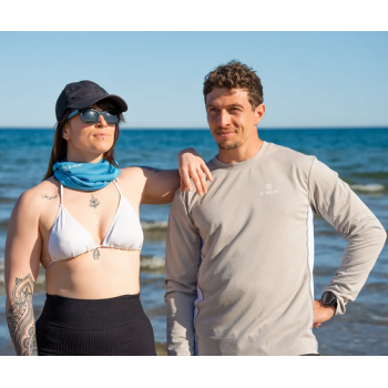 Tee shirt rafraichissant anti-uv manche longue EVO G-HEAT plage