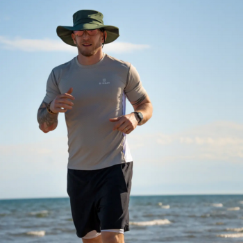 Tee shirt rafraichissant anti-UV manche courte EVO G-HEAT plage