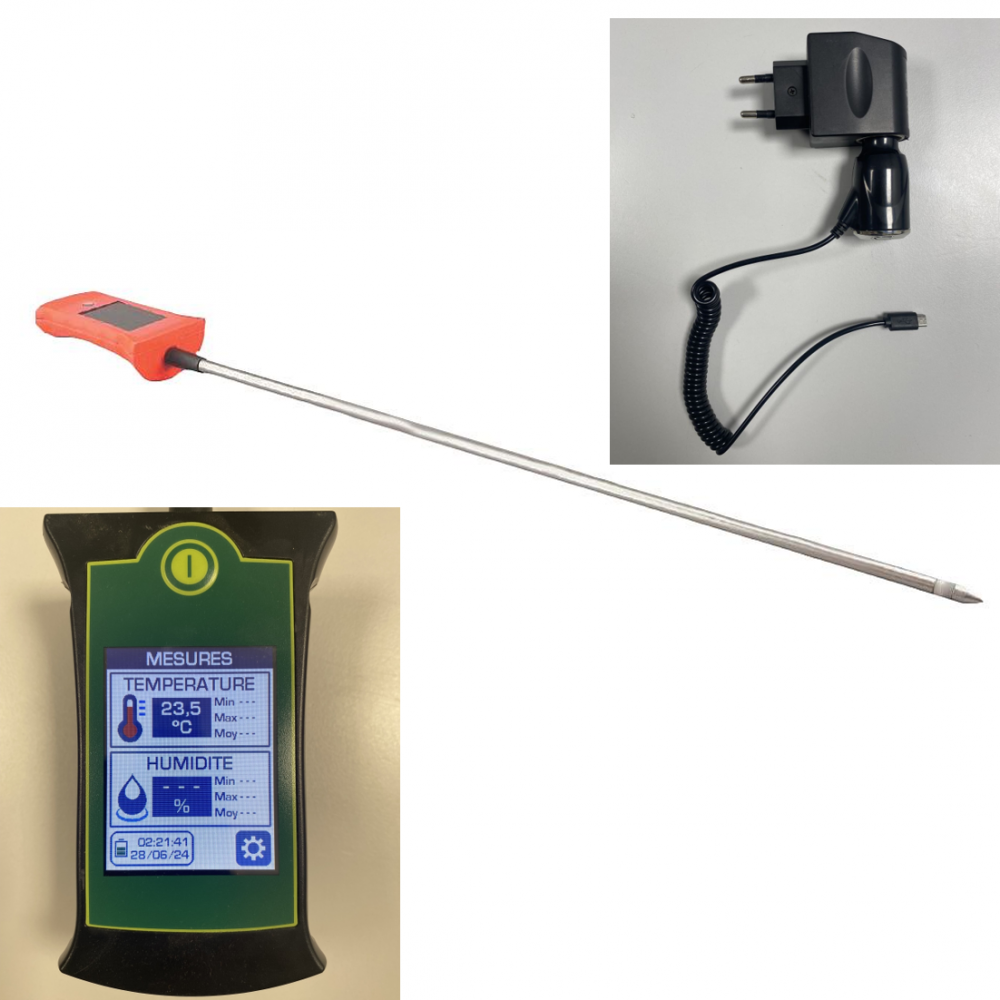 Sonde température et humidité fourrage lecture directe SECURAMA Sonde température et humidité fourrage lecture directe SECURAMA