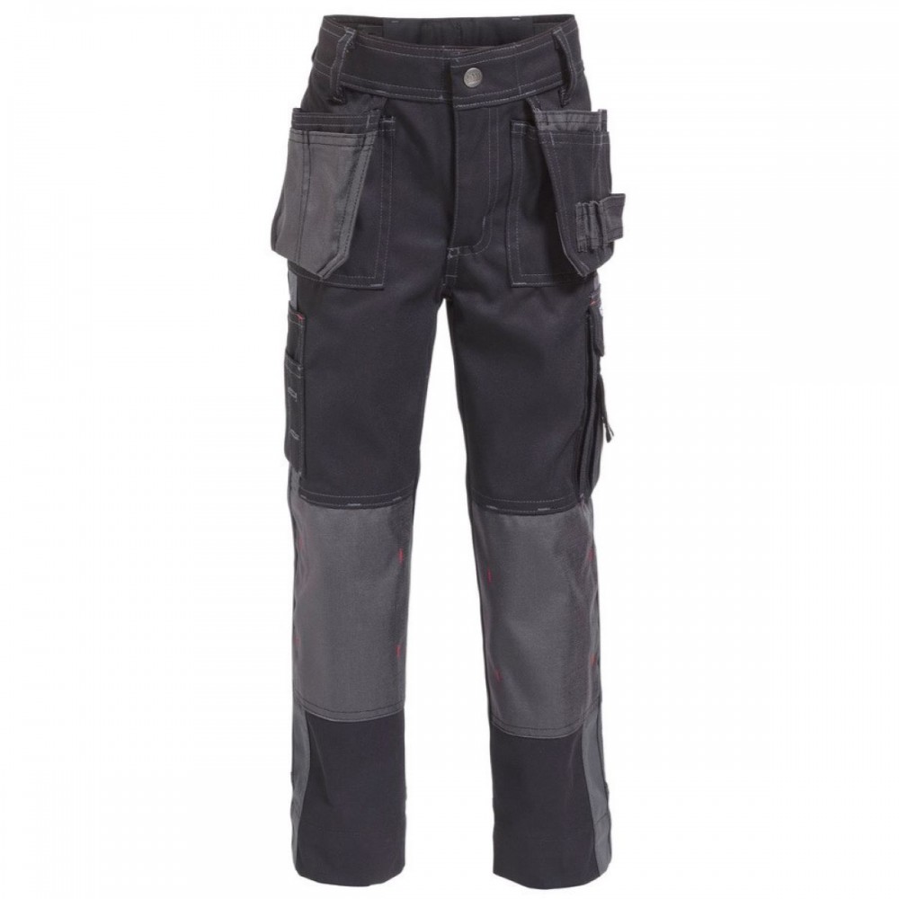 Pantalon travail enfant SEATTLE KIDS DASSY noir gris Pantalon travail enfant SEATTLE KIDS DASSY noir gris