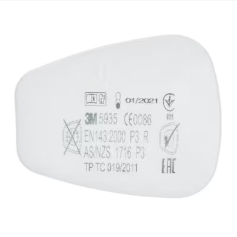 Filtre à particules 3M™ P3 R, 5935 poussières aérosols Filtre à particules 3M™ P3 R, 5935 poussières aérosols