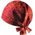 Bandeau cheveux agricole anti odeur HAIRTEX orange rouge