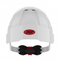 Casque de chantier EVOLite® ventilé micro visière - crémaillère - blanc JSP
