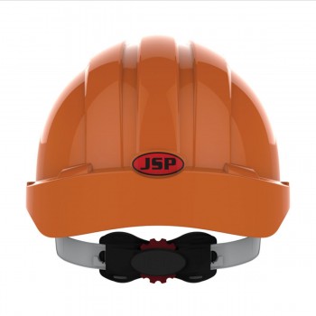 Casque de chantier EVO®3 ventilé - crémaillère - orange I Sécurama
