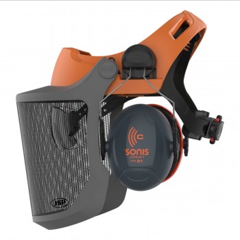 Serre-tête débroussaillage avec écran EVOGUARD M3 JSP