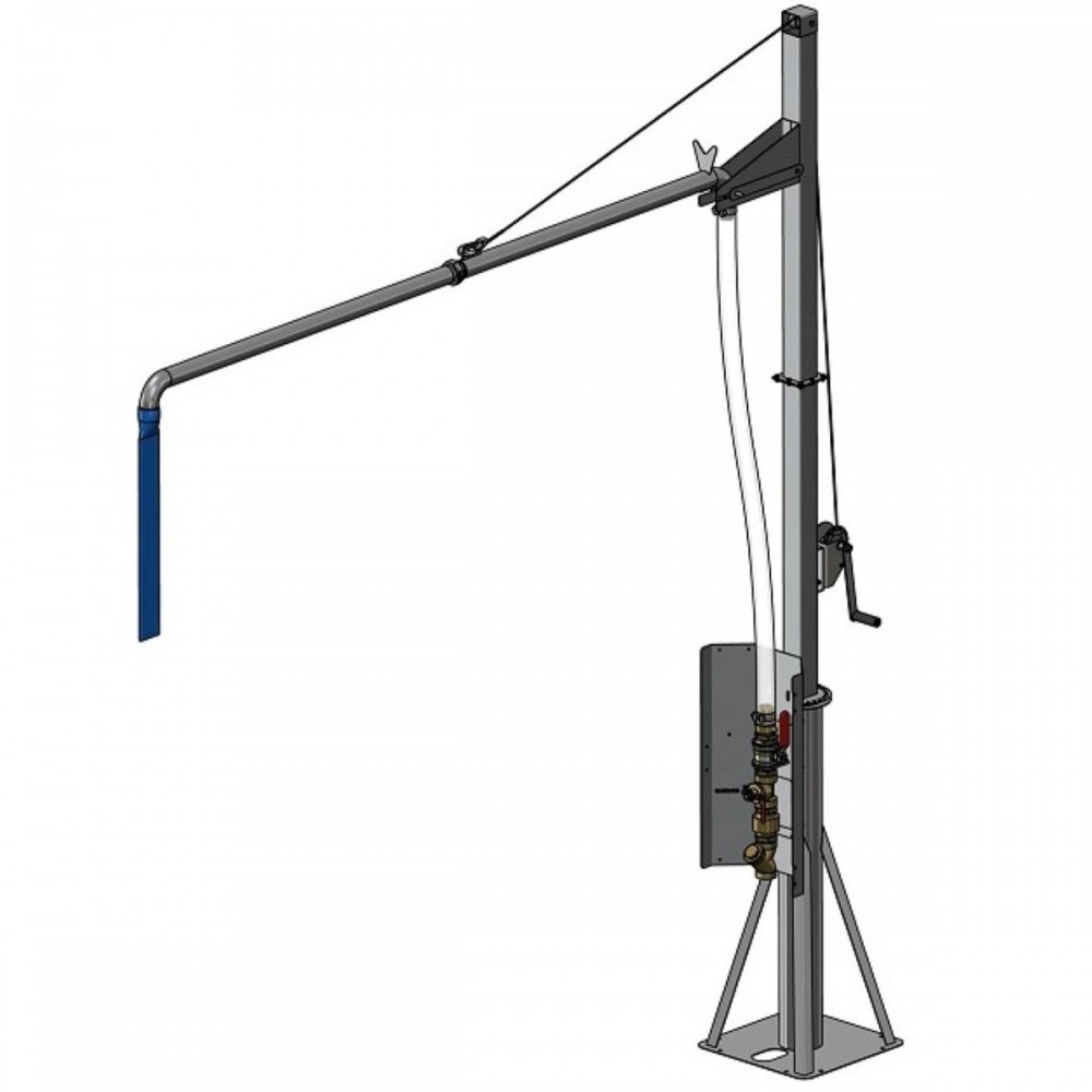 Potence colonne remplissage Inox hauteur réglable SOLHEAD