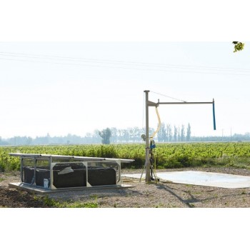 Potence colonne remplissage Inox hauteur réglable SOLHEAD