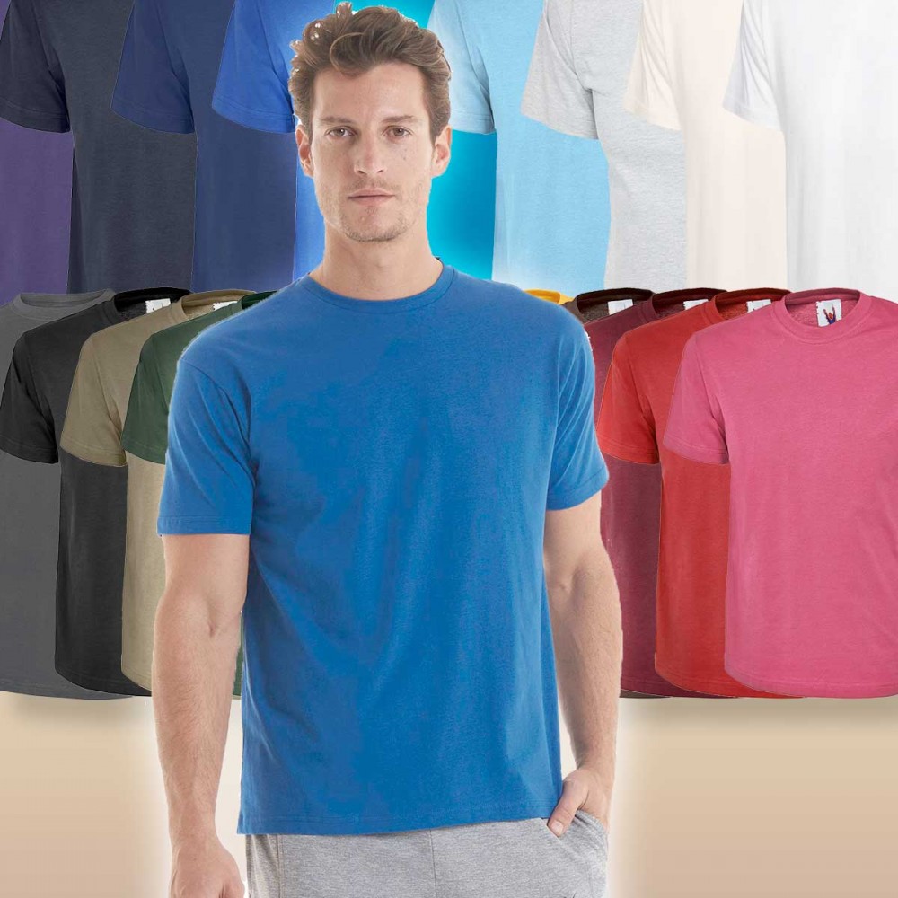 Tee-Shirt homme col rond 180 gr UC301 UNEEK bleu royal