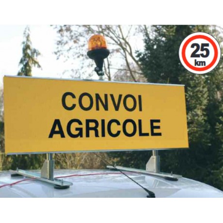 Kit barre de toit escamotable magnétique CONVOI AGRICOLE