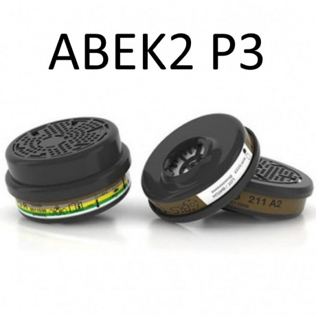 Filtre ABEK2P3 B lock pour masques BLS 4000 et 5000 (désinfection ++)
