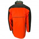 Veste chasse traque recherche au sang CERBERE FRANCITAL kaki orange dos