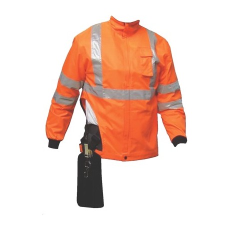 Veste haute visibilité débroussaillage Classe 2