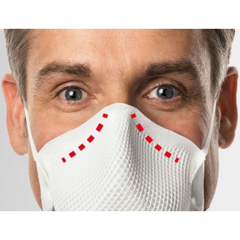 Forme de visage de nos Masques poussières réutilisables MOLDEX FFP3 AIR SEAL