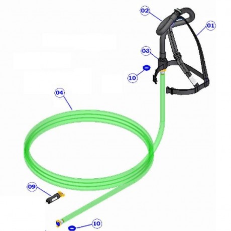 Kit 2e opérateur pour Respirateur Duct ECO sans masque SPASCIANI