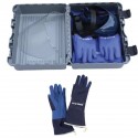 Malette complete tablier guêtres visiere gants cryogenique COVAL SAFETY gants CRYOKIT
