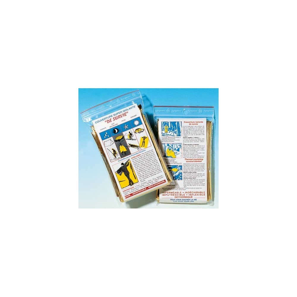 Couverture de survie isotherme secourisme