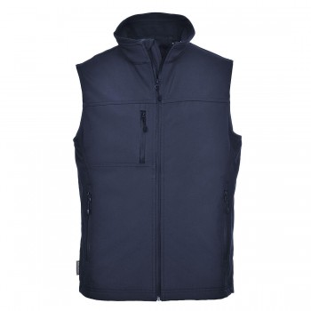 Gilet de travail sans manche Softshell TK51 PORTWEST marine
