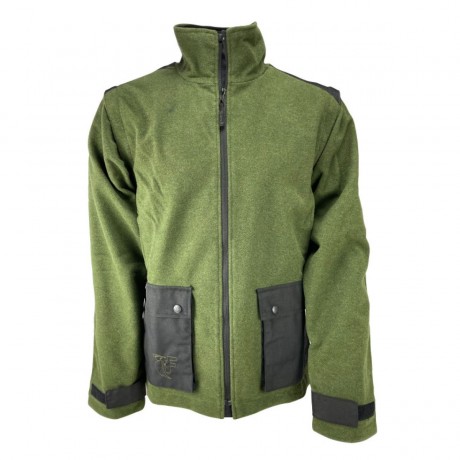 Veste chasse laine stretch silencieux TYROL LODEN FRANCITAL