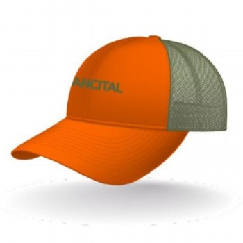 Casquette chasse orange fluo aérée FRANCITAL