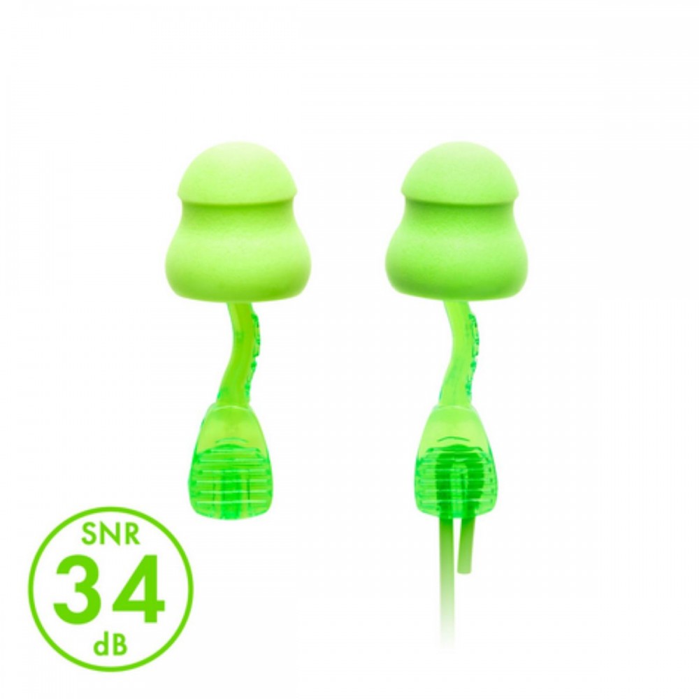 Bouchons antibruit d'oreilles en mousses avec tige d'insertion TWISTER MOLDEX