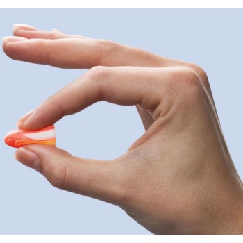 Bouchon anti bruit d'oreille mousse Spark Plugs® MOLDEX mise en place