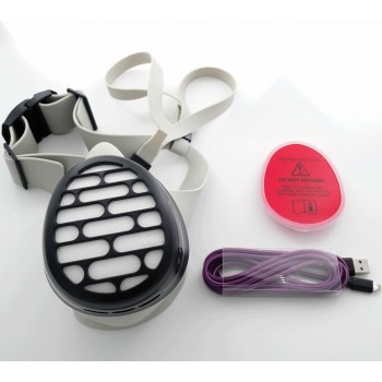 Description de notre Demi masque poussière TMP3 auto-ventilé AGRI-RESPIRE SECURAMA