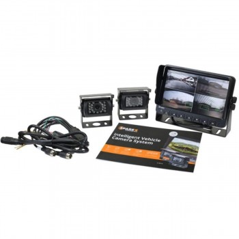 Système de caméra intelligente de recule pour tracteur IA avec cable