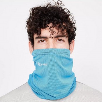 Tour de cou rafraîchissant G-Heat – Fraîcheur immédiate et confort bleu ciel cache nez