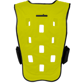 Gilet rafraichissant BODYCOOL SMART COOLOVER INUTEQ jaune dos