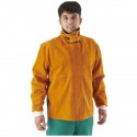 Veste soudage de protection soudeur SPARK en croûte de cuir thermorésistante et coton ignifugé – Coval Safety