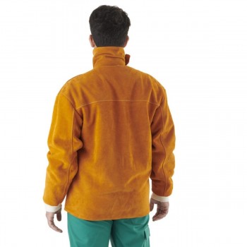 Veste en croûte de cuir traitée anti-chaleur SPARK classe 2 A1Coval Safety