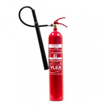 Extincteur CO₂ 5 kg YLEA avec support mural - dioxyde de carbone