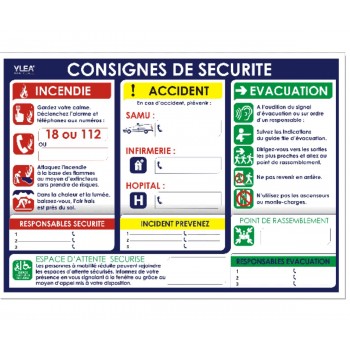 Panneau consigne de...