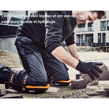 Genouillères FENTO MAX ergonomiques pour usage intensif pour pavage