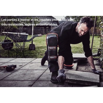 Genouillères FENTO MAX ergonomiques pour usage intensif pour carrelage