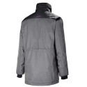 Parka de travail 4PK4 Lafont imperméable et chaude grise noir dos