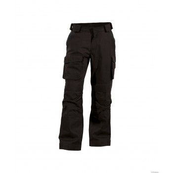 Pantalon de travail CONNOR polyester coton noir gris 295g DASSY