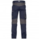 Pantalon de travail stretch HELIX DASSY bleu nuit dos
