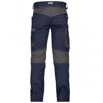 Pantalon de travail stretch HELIX DASSY bleu nuit dos