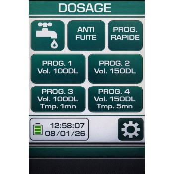 Ecran 2 Volucompteur agricole autonome SECURAMA VOLUFLOW DN50 2’’ avec vanne automatique