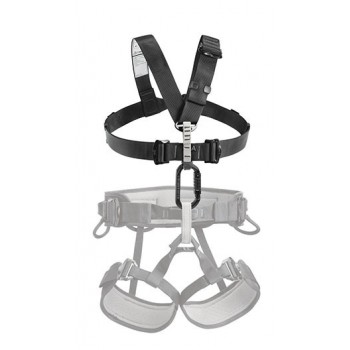 fixation du torse petzl chestair pour baudrier