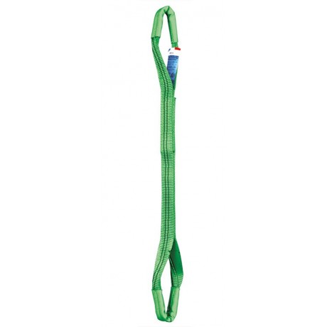 Elingue sangle plate agricole couleur verte, 1 T, 2 ou 3m