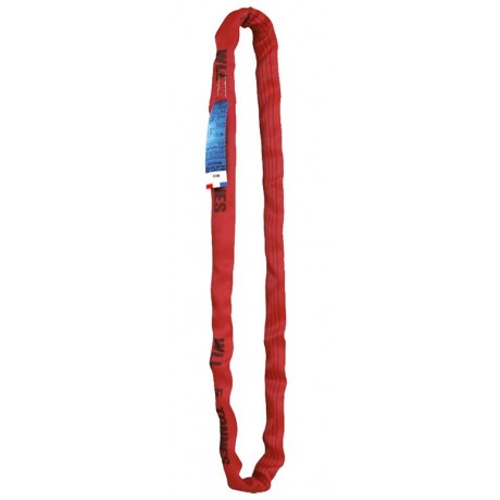Elingue ronde agricole couleur rouge, 5 T, 4 ou 5 m