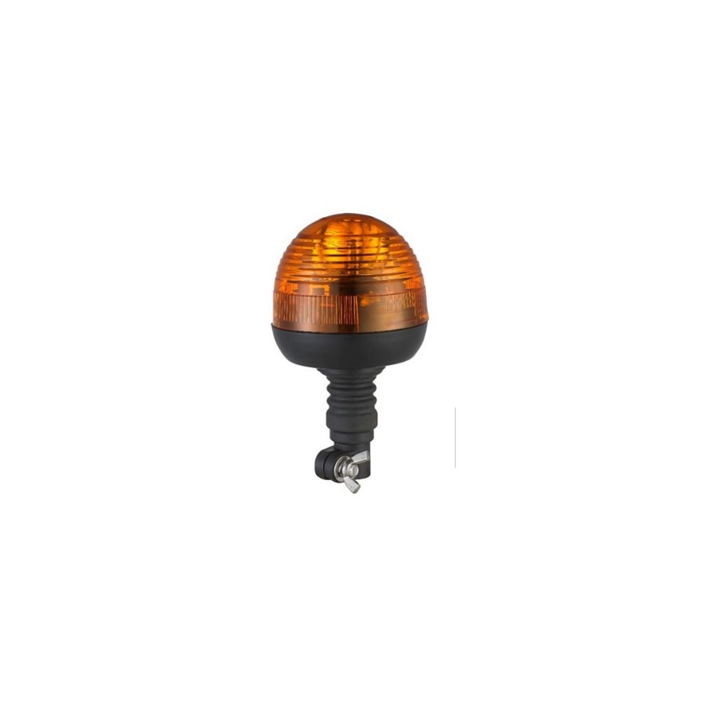 gyrophare globe agricole 12/24V tige flexible