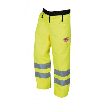 Jambière forestière classe 3 type A Solidur Glow haute visibilité jaune