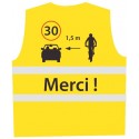 Haute visibilité : Gilet Cycliste