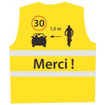 Haute visibilité : Gilet Cycliste
