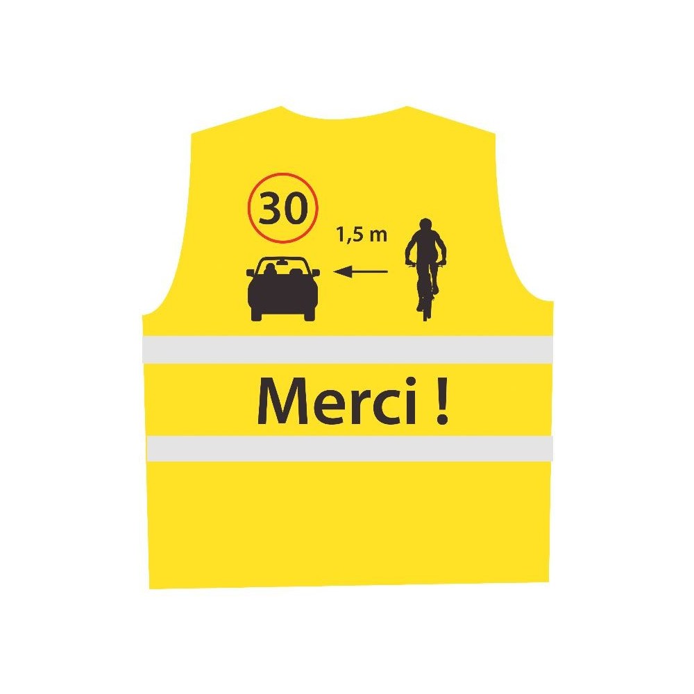 Haute visibilité : Gilet Cycliste