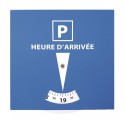 Disque bleu de stationnement